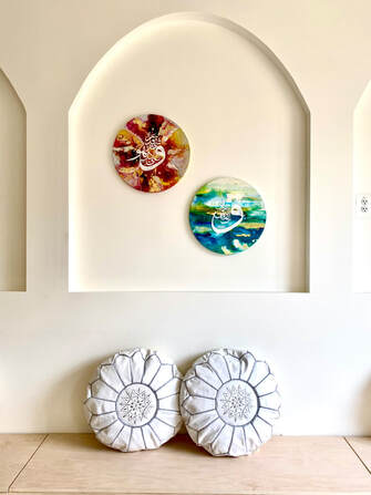 Original Art Work exhibited at Qahwa Cafe, Sterling VA. Dec 2022-Feb 2023